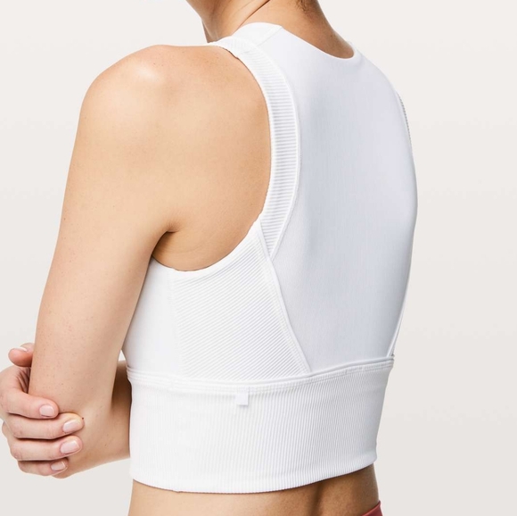 Lululemon Kick Swerve White Sports Bra - Picture 2 of 6